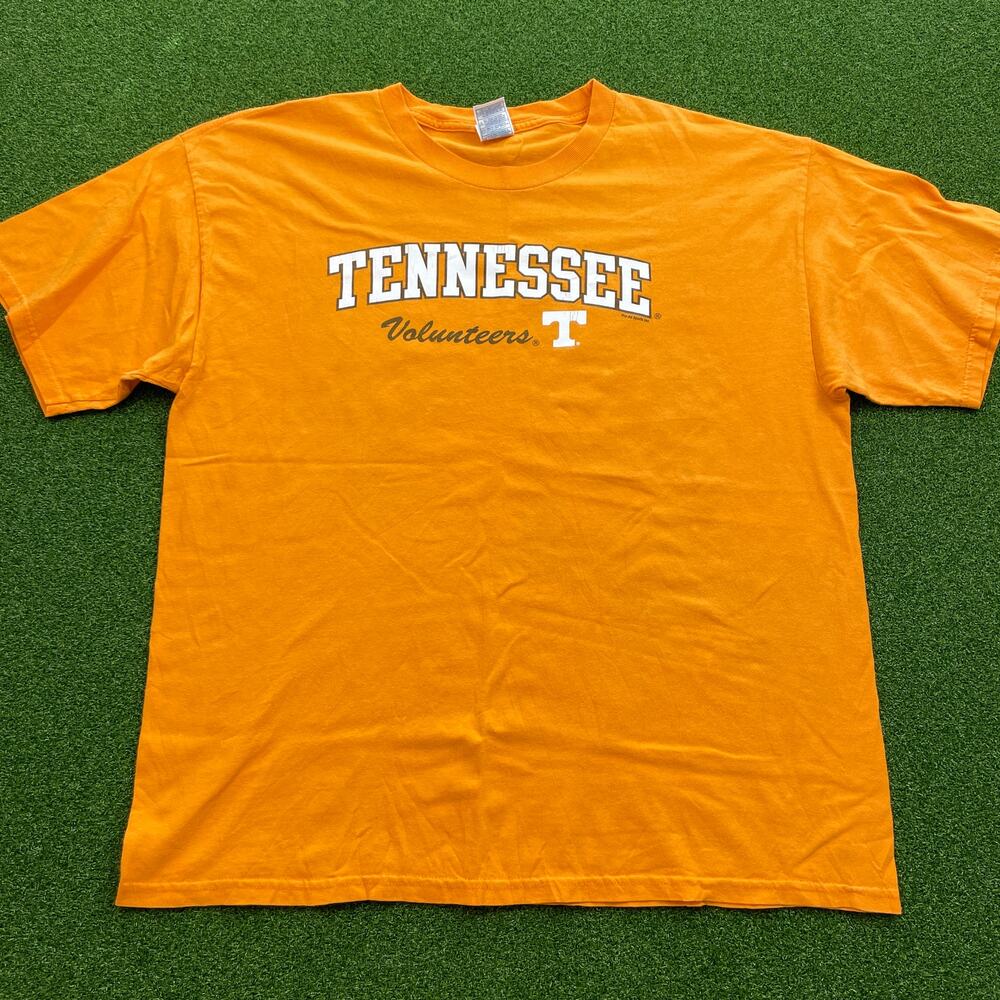 Vintage Tennessee River Tennessee Volunteers Orange Cotton T-Shirt Sz XL